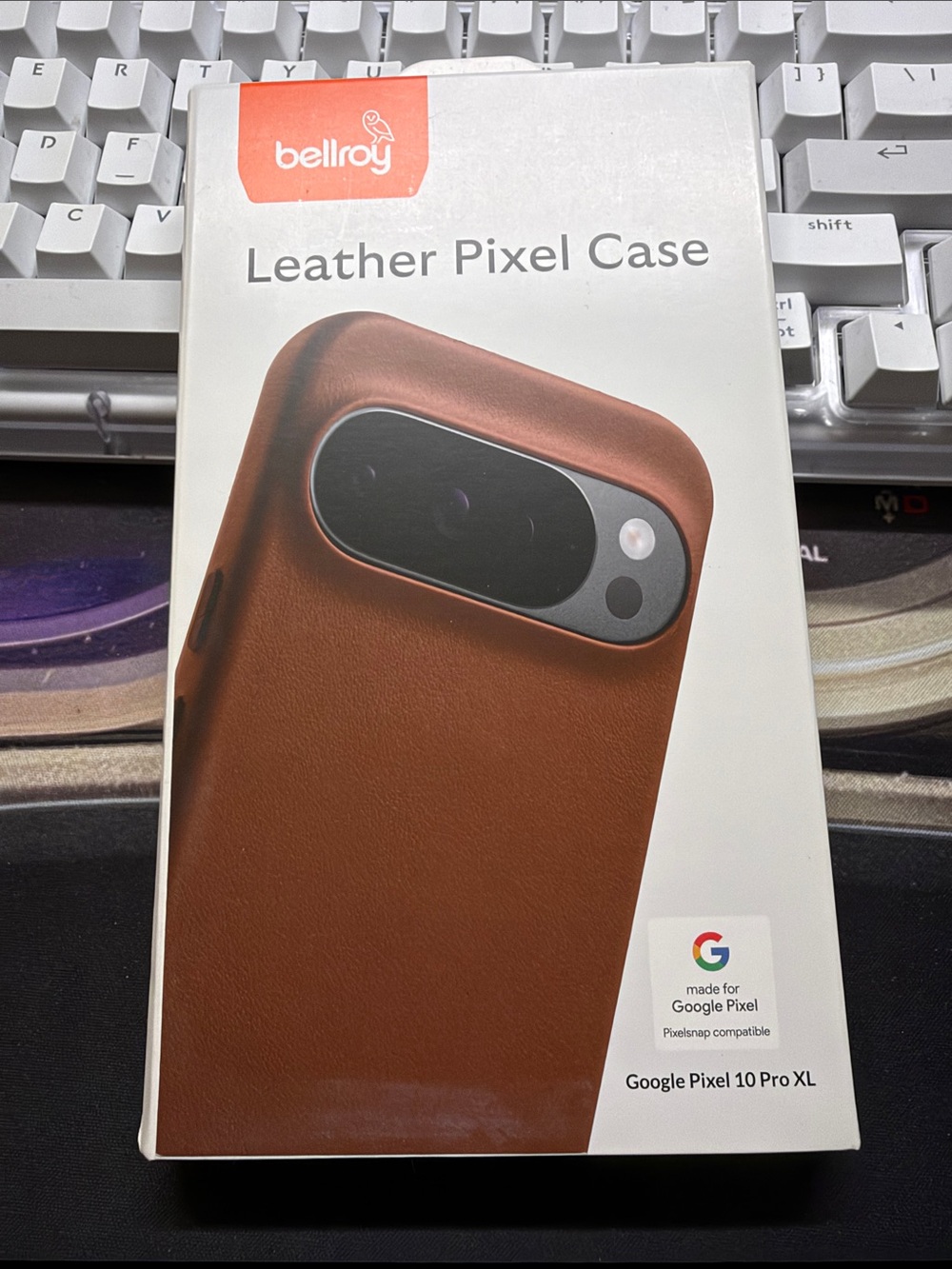 Bellroy Leather Pixel Case in sienna for Google Pixel 10 Pro XL